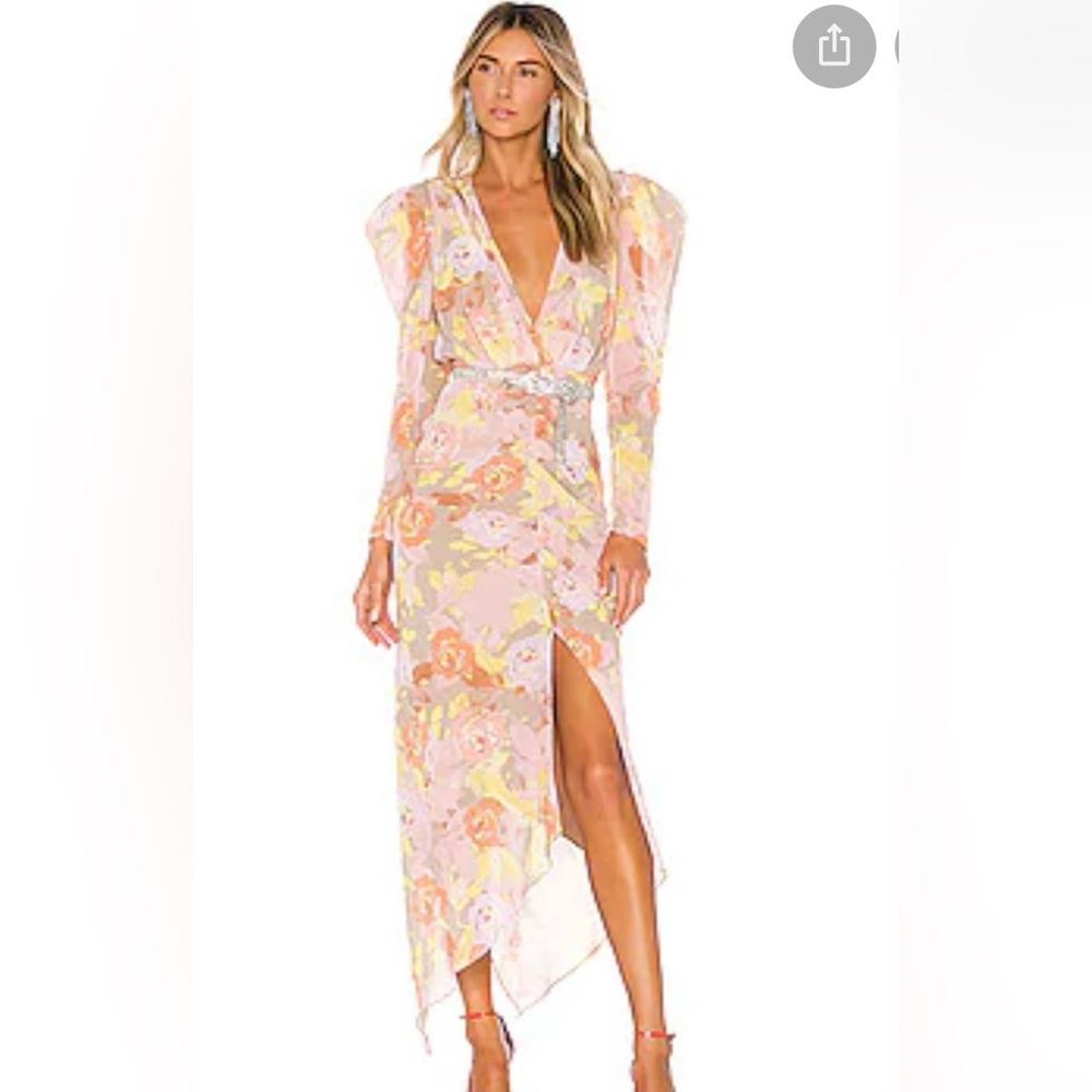 Ronny Kobo’s Astrid Dress in Vtromu ‘70s blossoms